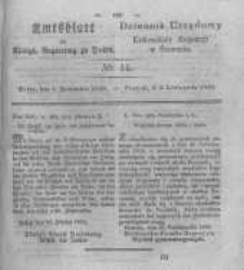 Amtsblatt der K&ouml;niglichen Regierung zu Posen. 1830.11.02 Nro.44