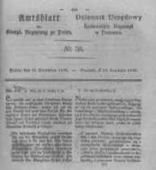 Amtsblatt der K&ouml;niglichen Regierung zu Posen. 1830.12.14 Nro.50