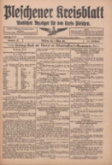 Pleschener Kreisblatt: Amtlicher Anzeiger für den Kreis Pleschen 1915.03.03 Jg.63 Nr18
