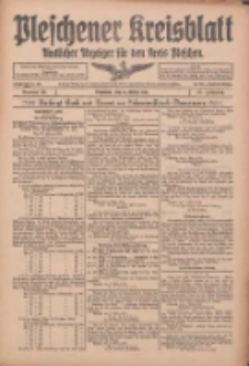 Pleschener Kreisblatt: Amtlicher Anzeiger f&uuml;r den Kreis Pleschen 1915.03.10 Jg.63 Nr20