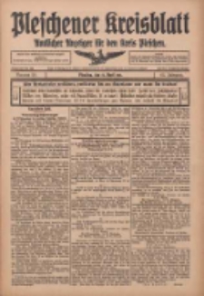 Pleschener Kreisblatt: Amtlicher Anzeiger für den Kreis Pleschen 1915.04.14 Jg.63 Nr30