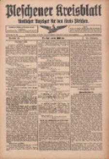 Pleschener Kreisblatt: Amtlicher Anzeiger f&uuml;r den Kreis Pleschen 1915.05. 12Jg.63 Nr38