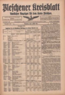 Pleschener Kreisblatt: Amtlicher Anzeiger für den Kreis Pleschen 1915.05.15 Jg.63 Nr39