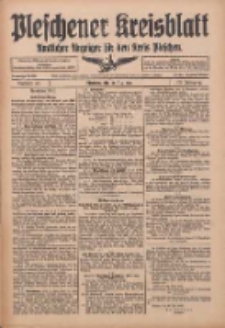 Pleschener Kreisblatt: Amtlicher Anzeiger f&uuml;r den Kreis Pleschen 1915.05.19 Jg.63 Nr40