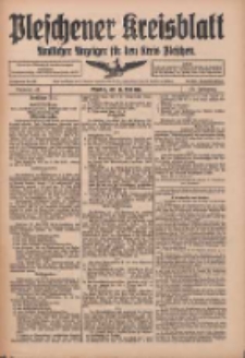 Pleschener Kreisblatt: Amtlicher Anzeiger für den Kreis Pleschen 1915.05.22 Jg.63 Nr41