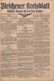 Pleschener Kreisblatt: Amtlicher Anzeiger f&uuml;r den Kreis Pleschen 1915.06.02 Jg.63 Nr44