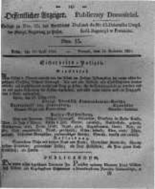Oeffentlicher Anzeiger. 1831.04.12 Nro.15