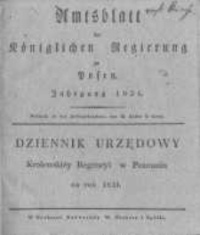 Amtsblatt der Königlichen Regierung zu Posen. 1831.01.04 Nro.1