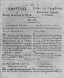 Amtsblatt der Königlichen Regierung zu Posen. 1831.07.12 Nro.28