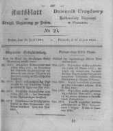 Amtsblatt der Königlichen Regierung zu Posen. 1831.07.19 Nro.29
