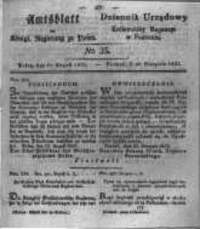 Amtsblatt der Königlichen Regierung zu Posen. 1831.08.30 Nro.35