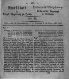 Amtsblatt der Königlichen Regierung zu Posen. 1831.11.15 Nro.46