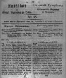 Amtsblatt der Königlichen Regierung zu Posen. 1831.11.29 Nro.48