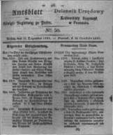 Amtsblatt der Königlichen Regierung zu Posen. 1831.12.13 Nro.50