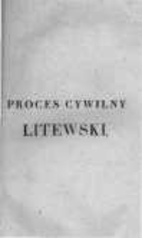Proces cywilny litewski
