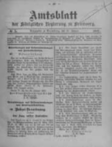 Amtsblatt der Königlichen Preussischen Regierung zu Bromberg. 1907.01.31 No.5