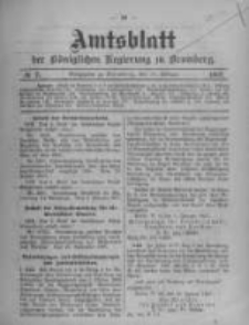 Amtsblatt der Königlichen Preussischen Regierung zu Bromberg. 1907.02.14 No.7