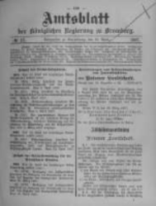 Amtsblatt der Königlichen Preussischen Regierung zu Bromberg. 1907.04.25 No.17