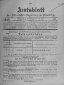 Amtsblatt der Königlichen Preussischen Regierung zu Bromberg. 1907.06.13 No.24