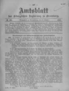 Amtsblatt der Königlichen Preussischen Regierung zu Bromberg. 1907.10.03 No.40