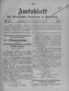 Amtsblatt der Königlichen Preussischen Regierung zu Bromberg. 1907.10.17 No.42
