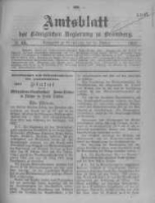 Amtsblatt der Königlichen Preussischen Regierung zu Bromberg. 1907.10.31 No.44