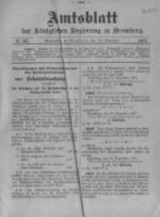 Amtsblatt der K&ouml;niglichen Preussischen Regierung zu Bromberg. 1907.12.26 No.52