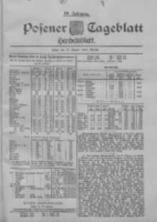 Posener Tageblatt. Handelsblatt 1900.01.19 Jg.39