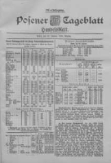 Posener Tageblatt. Handelsblatt 1900.01.22 Jg.39