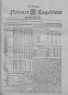 Posener Tageblatt. Handelsblatt 1900.01.26 Jg.39
