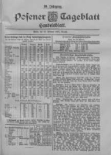 Posener Tageblatt. Handelsblatt 1900.02.13 Jg.39