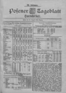 Posener Tageblatt. Handelsblatt 1900.08.22 Jg.39