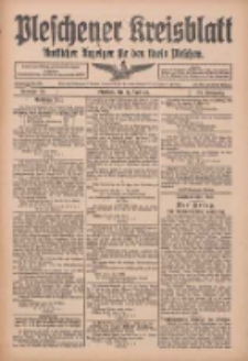 Pleschener Kreisblatt: Amtlicher Anzeiger f&uuml;r den Kreis Pleschen 1915.06.30 Jg.63 Nr52