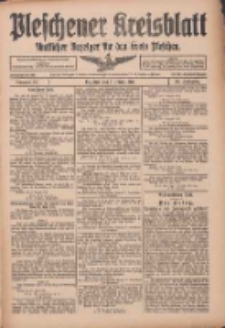 Pleschener Kreisblatt: Amtlicher Anzeiger f&uuml;r den Kreis Pleschen 1915.08.07 Jg.63 Nr63