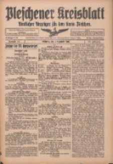 Pleschener Kreisblatt: Amtlicher Anzeiger f&uuml;r den Kreis Pleschen 1915.09.15 Jg.63 Nr74