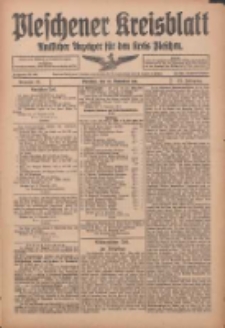 Pleschener Kreisblatt: Amtlicher Anzeiger f&uuml;r den Kreis Pleschen 1915.11.20 Jg.63 Nr93