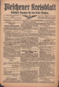 Pleschener Kreisblatt: Amtlicher Anzeiger für den Kreis Pleschen 1916.01.08 Jg.64 Nr3