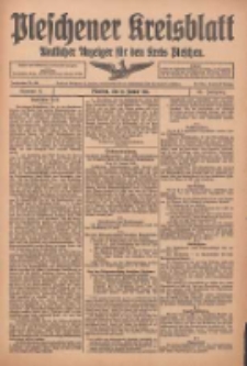 Pleschener Kreisblatt: Amtlicher Anzeiger für den Kreis Pleschen 1916.01.19 Jg.64 Nr6