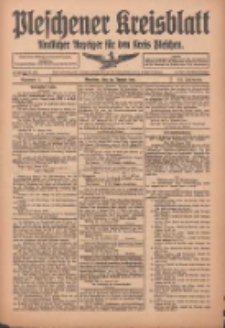 Pleschener Kreisblatt: Amtlicher Anzeiger f&uuml;r den Kreis Pleschen 1916.01.22 Jg.64 Nr7