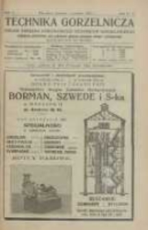 Technika Gorzelnicza: organ Związku Zawodowego Techników Gorzelniczych: poświęcony gorzelnictwu oraz pokrewnym gałęziom przemysłu rolnego i przetwórczego 1922 sierpień/wrzesień R.1 Nr8/9