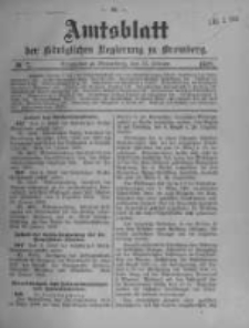 Amtsblatt der Königlichen Preussischen Regierung zu Bromberg. 1908.02.13 No.7