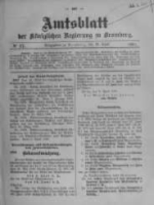 Amtsblatt der Königlichen Preussischen Regierung zu Bromberg. 1908.04.23 No.17