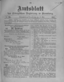Amtsblatt der Königlichen Preussischen Regierung zu Bromberg. 1908.05.14 No.20