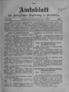 Amtsblatt der Königlichen Preussischen Regierung zu Bromberg. 1908.05.21 No.21