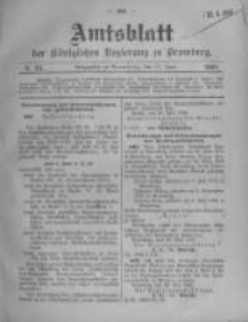 Amtsblatt der Königlichen Preussischen Regierung zu Bromberg. 1908.06.11 No.24