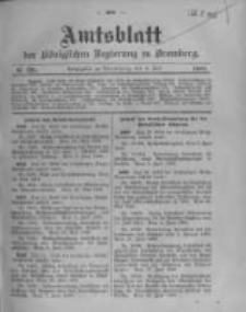 Amtsblatt der Königlichen Preussischen Regierung zu Bromberg. 1908.07.09 No.28