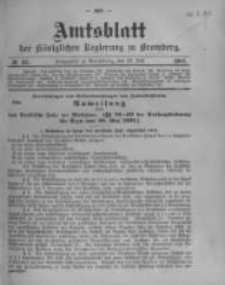 Amtsblatt der Königlichen Preussischen Regierung zu Bromberg. 1908.07.30 No.31