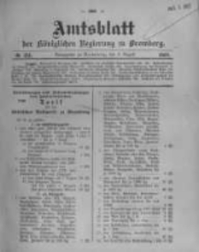 Amtsblatt der Königlichen Preussischen Regierung zu Bromberg. 1908.08.06 No.32
