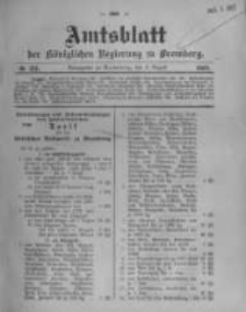 Amtsblatt der Königlichen Preussischen Regierung zu Bromberg. 1908.08.06 No.32