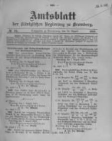 Amtsblatt der Königlichen Preussischen Regierung zu Bromberg. 1908.08.20 No.34